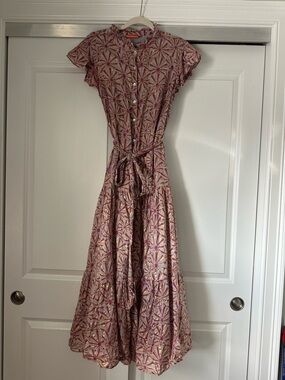 OLIPHANT RUFFLE COLLAR BUTTON MAXI- XL